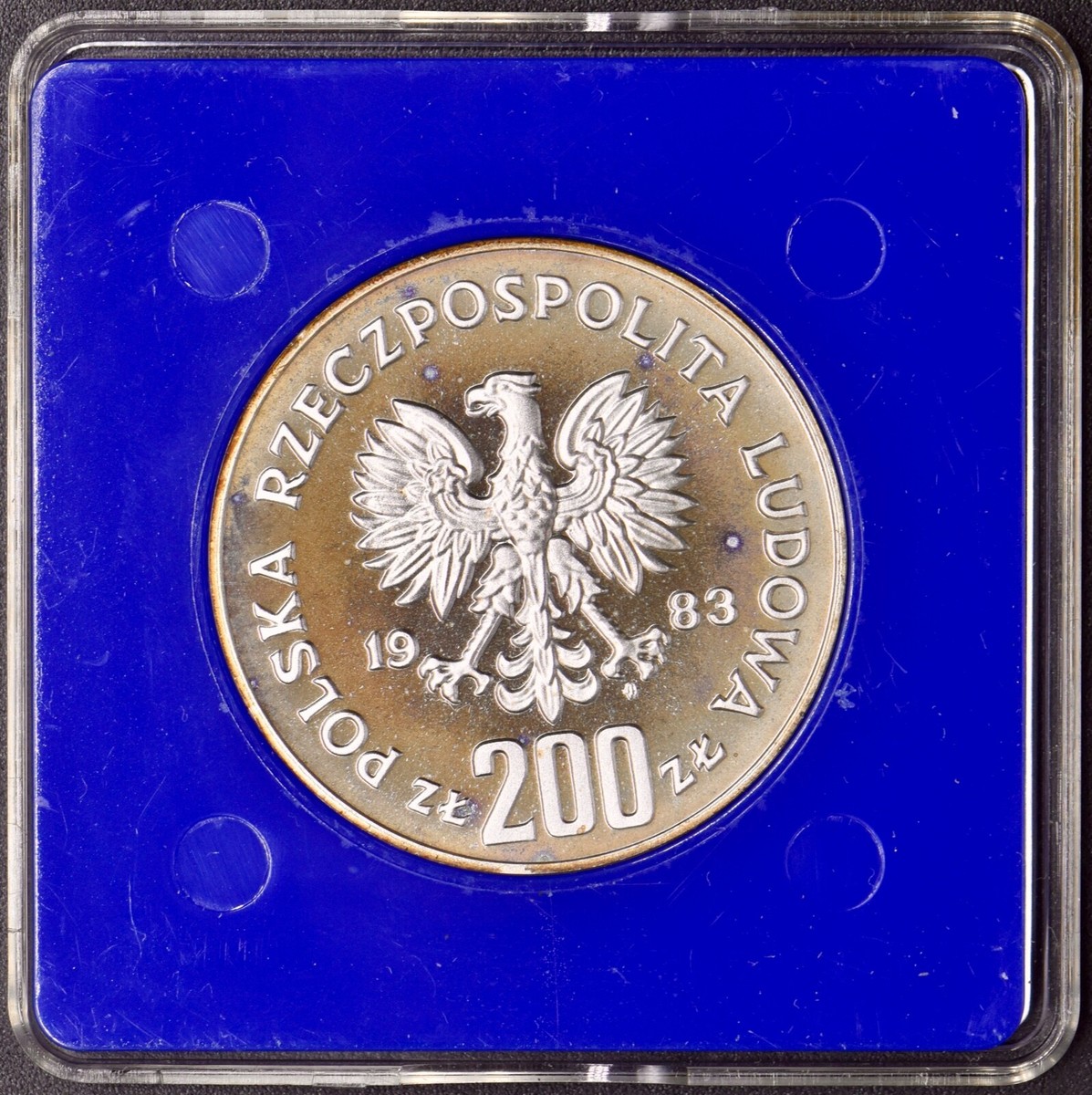 1983 Poland 200 Zlotych Proof 300th Jan III Sobieski 1674-1696