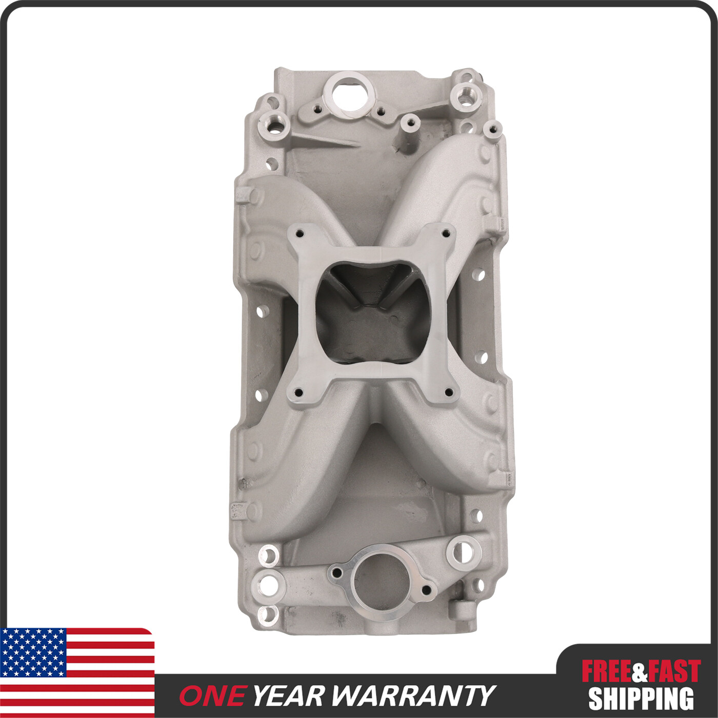Aluminum Air Gap Single Plane Intake Manifold for Big Block Chevy V8 396-454