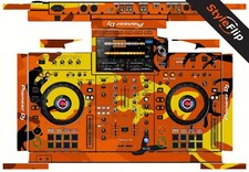 Pioneer XDJ-RX3 Skin Camo Orange Protective Decal StyleFlip