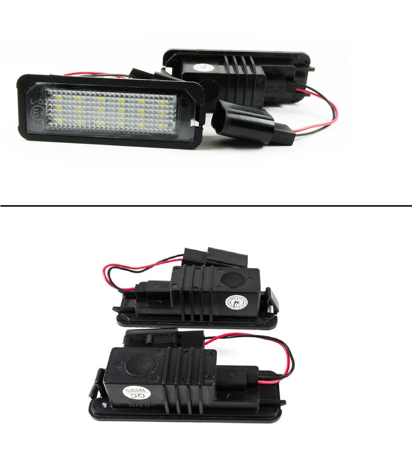 Éclairage arrière 2 LED pour plaque de Touareg résolvant les feux usés