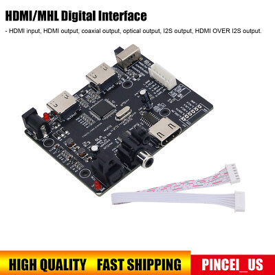 HDMI/MHL Digital Interface Audio I2S/Optic Fiber/Coaxial HDMI To I2S/IIS (Board)