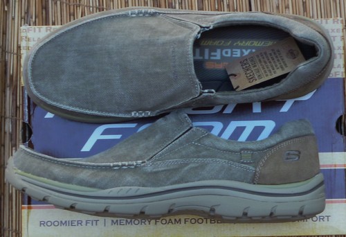 SKECHERS "EXPECTED-AVILLO" MENS CANVAS/TEXTILE CASUAL MEMORY FOAM SHOES LIST $70 - Picture 7 of 10
