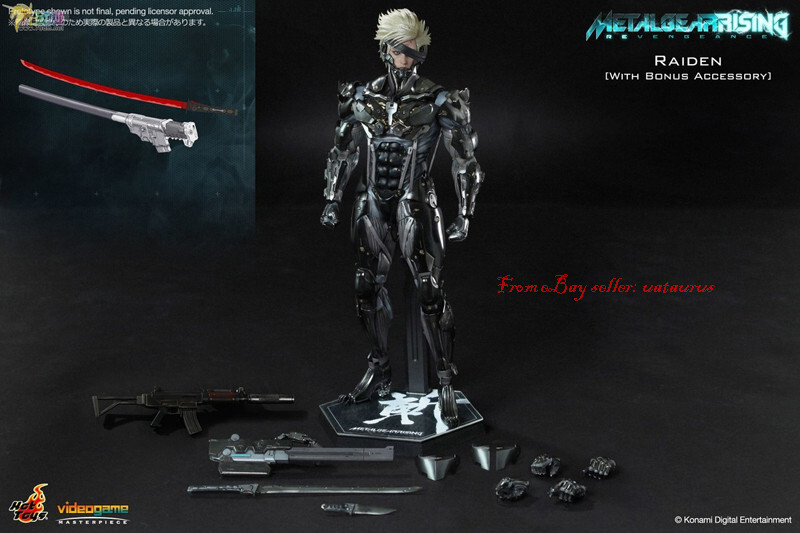 Hot Toys 1/6 Vgm17 Metal Gear Rising: Revengeance Raiden Deluxe