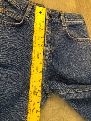 Vintage Lee Slim Jeans 80s 90s Blue Denim Girls Womens 29 Slim (Actual 22X26) - Picture 17 of 20