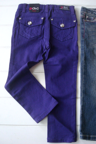 NEW 2 PC LOT Toddler Girl 3T SKINNY Jeans PD&C Paper Denim Cloth ADJ Waist Boot - Picture 3 of 13