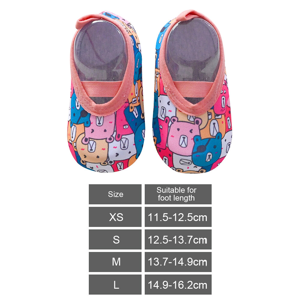 SAOLA Scarpe bambino suola piatta suola morbida asciugatura rapida calzini scarpe per bambini (rosa chiaro L)