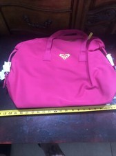 Roxy Womens Pink Logo Duffle Bag Shoulder Bag Handbag Bin66