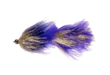 Fulling Mill Mongrel Meat Purple Streamer Size 1 (Total of 4 Items) 