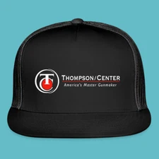 Thompson Center Gunmaker Firearms Black Trucker Hat Cap Adult Size