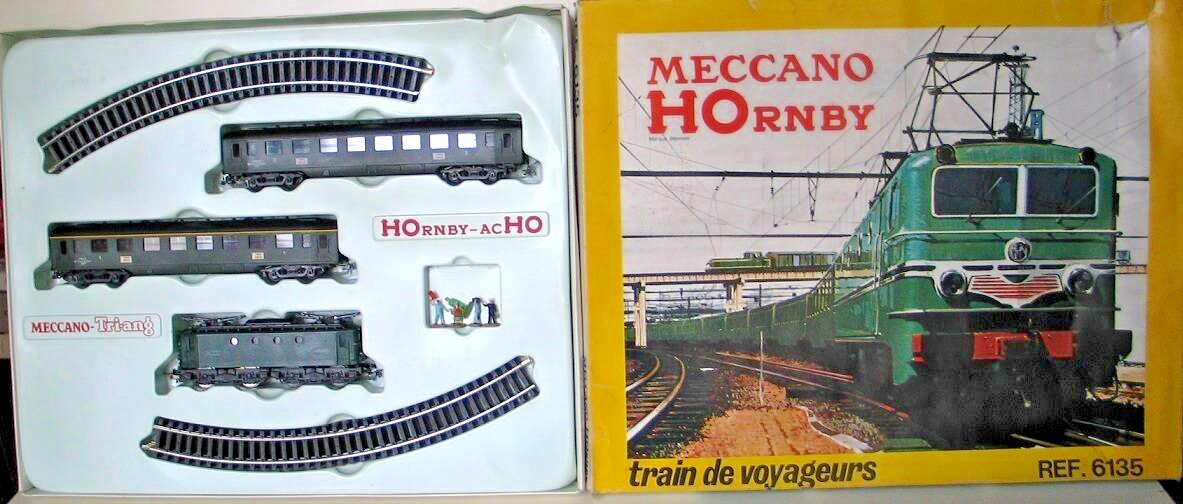 Hornby Ho – Lot De 2 Wagons Voyageurs (réf 5:735+736) Années 60, Noir, échelle HO (neuf)
