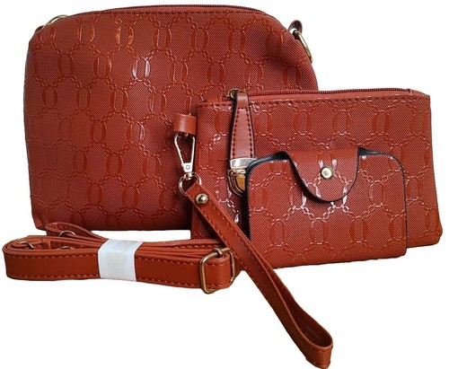 Soperwillton 4-Piece Set, Shoulder Handbag -Clutch-ID Holder- Purse - Picture 3 of 8