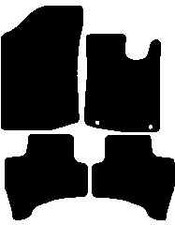 For Citroen C1 2011-2014 Tailored Car Floor Mat Black Carpet