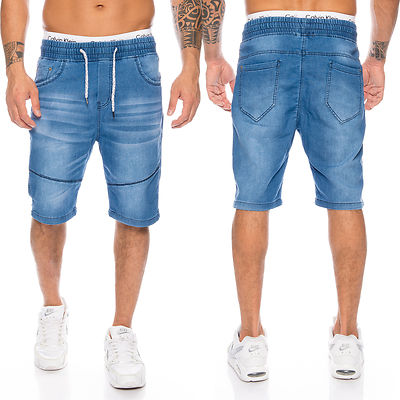 Kurzhose Herren Jeans bis XXL Hose Bermuda Chino Drop Crotch Rock Creek LL2523