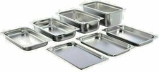 Stainless Steel Gastronorm 1/1 Full Size GN 20mm - 200mm - Solid