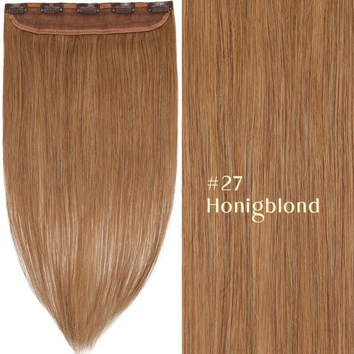 CLEARANCE Clip In 100% Human Hair Extensions 3/4 Full Head Thick One Piece Weft - Picture 56 of 81