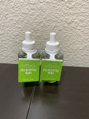 LOT OF 2 BATH & BODY WORKS EUCALYPTUS MINT REFILLS. NEW - 第 1/2 張圖片