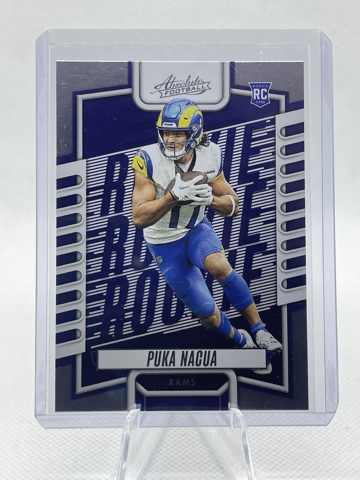 2023 Absolute Football Puka Nacua Base RC No. 189 Rams