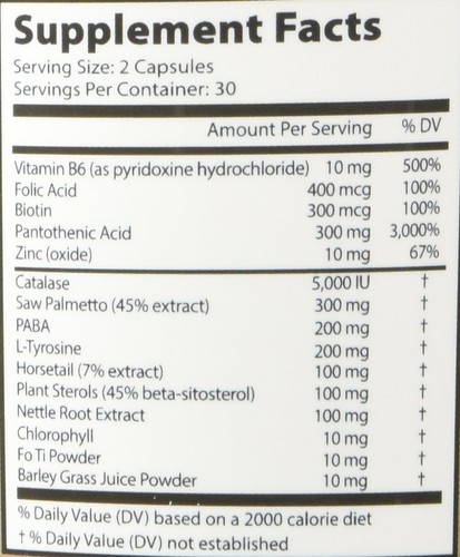 Capelli AntiGrigio 7050 60 Capsule - Diminuisci Capelli Grigi - Ripristina Capelli Naturali C... - Foto 2 di 4