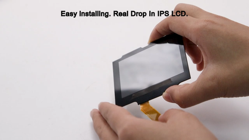 Desaturation V5 Drop In Pre-Laminated Retro Pixel IPS LCD Kit+Shell For GBA SP - Video 1 of 1