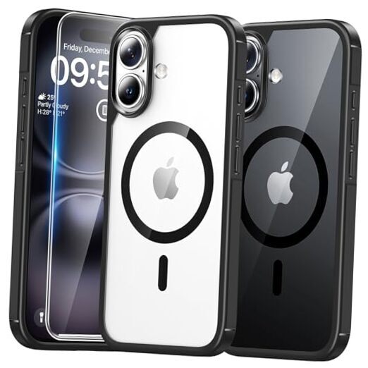 3 in 1 for iPhone 16 Case, Compatible with MagSafe for iPhone 16 6.1