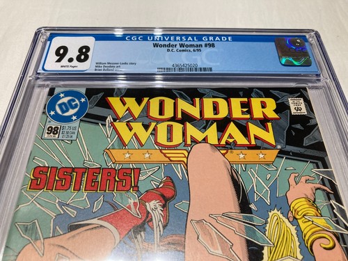 Wonder Woman 98 CGC 9.8 NM/M White Pages Wonder Woman Battles Artemis! 1995 - Picture 2 of 13