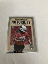 2024 Mosaic Football Notoriety #22 Marvin Harrison Jr Rc Cardinals