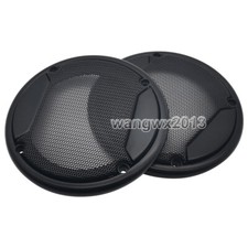 2pcs 4" inch 132mm Car Audio Speaker Cover Decorative Circle Metal Mesh Grille