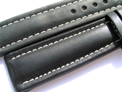 Breitling UTC Band 22mm Kalb schwarz black Strap für Dornschliesse 002.2-22UTC