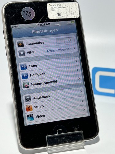 Apple iPod touch 2.Generation 2G 8GB 2008 WLAN 2nd Gen 8 GB Displayriss, ok #175 - Bild 5 von 9