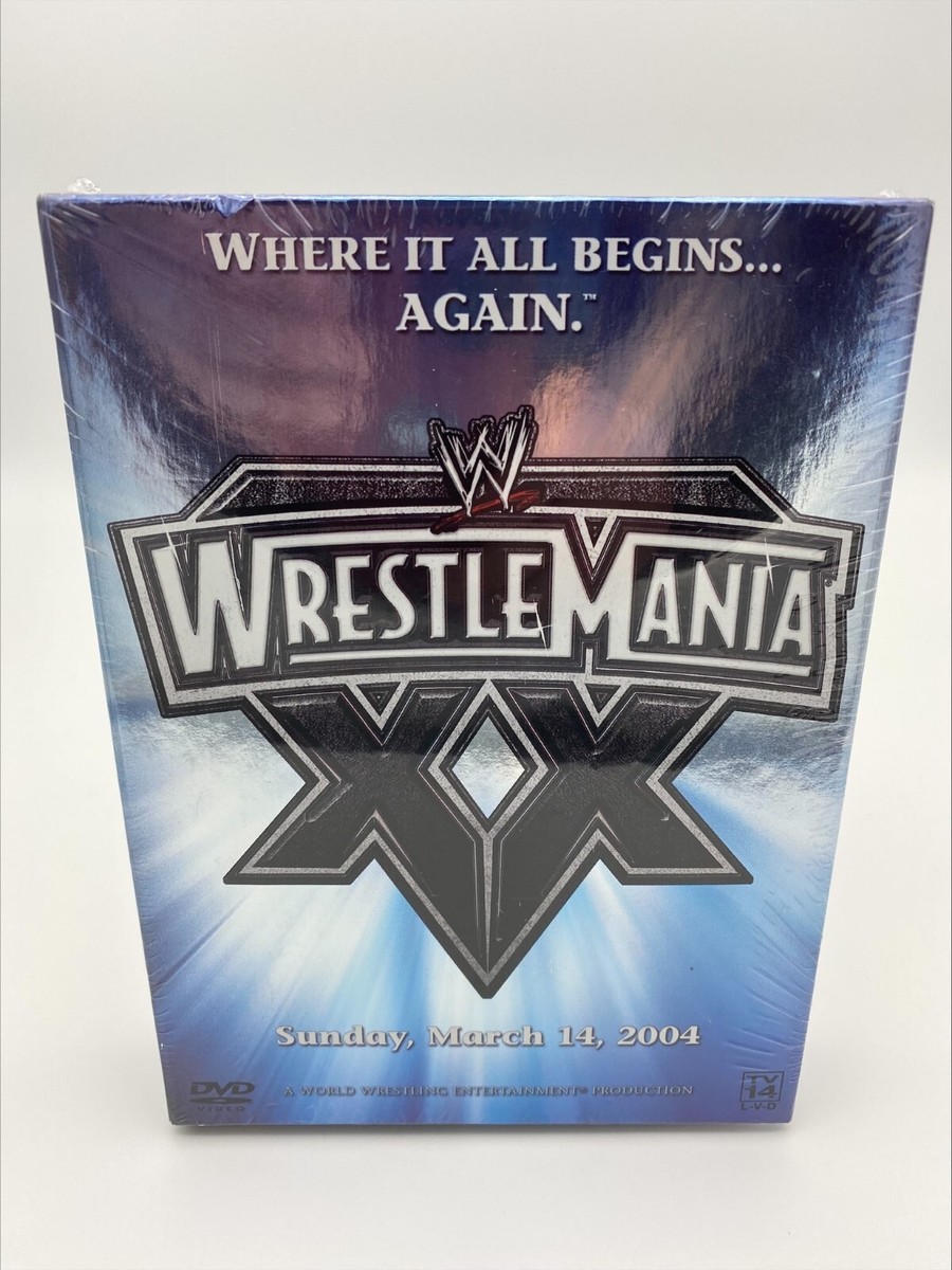 WWE - Wrestlemania XX (DVD, 2004, 3-Disc Set) for sale