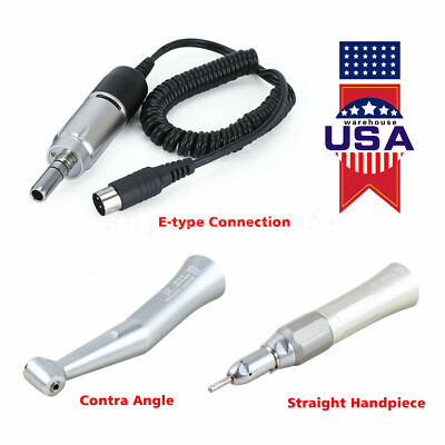 Dental Lab MARATHON Electric Micro Motor /Contra Angle Straight Handpiece Dr