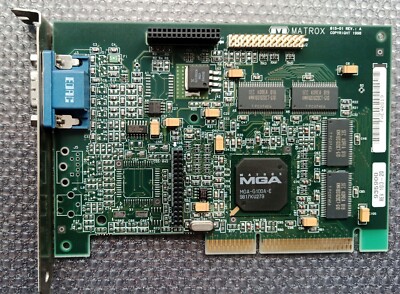 #A3 VGA AGP Matrox 815-01 Rev A MGAG100A-E Grafikkarte MGA