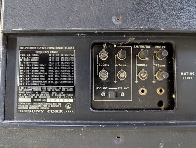 RARE Vintage Sony CRF-230 23 MultiBand Transoceanic Receiver