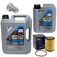 MotoröL Set 4600 5W-30 Liqui Moly + ÖLfilter SH 427 P FüR VW Phaeton