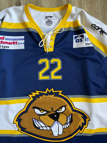 PATÍN CLUB BIBEREN HOCKEY JERSEY SUISSE MATCH WEAR / JUGADOR # 22 - Imagen 3 de 6