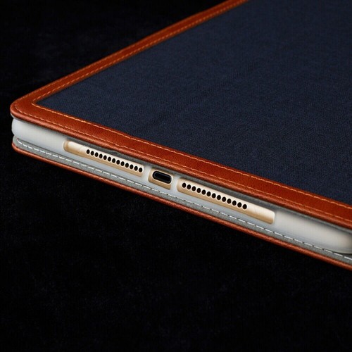 Canvas Smart Stand Case Cover For iPad 5th/6th Gen Air 1st 2nd Gen Pro 9.7" Case - Picture 9 of 20