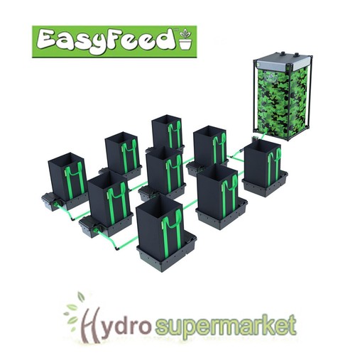ALIEN EASYFEED COMPLETE SET UP 4 - 100 FABRIC POTS, VALVES, MODULES, TANK, PIPE - Picture 5 of 39