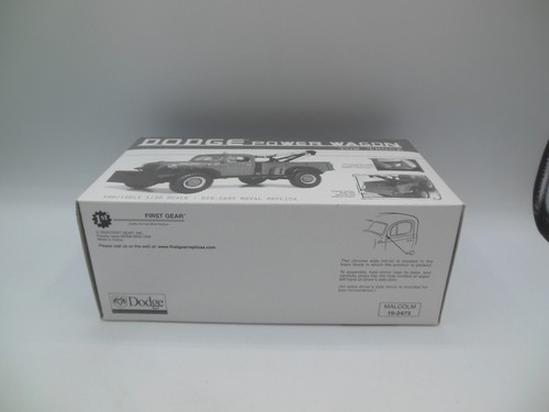 First Gear 19-2473 Dodge Power Wagon Tow Truck Malcolm Gulf Services 1:30 Scale - Picture 12 of 12