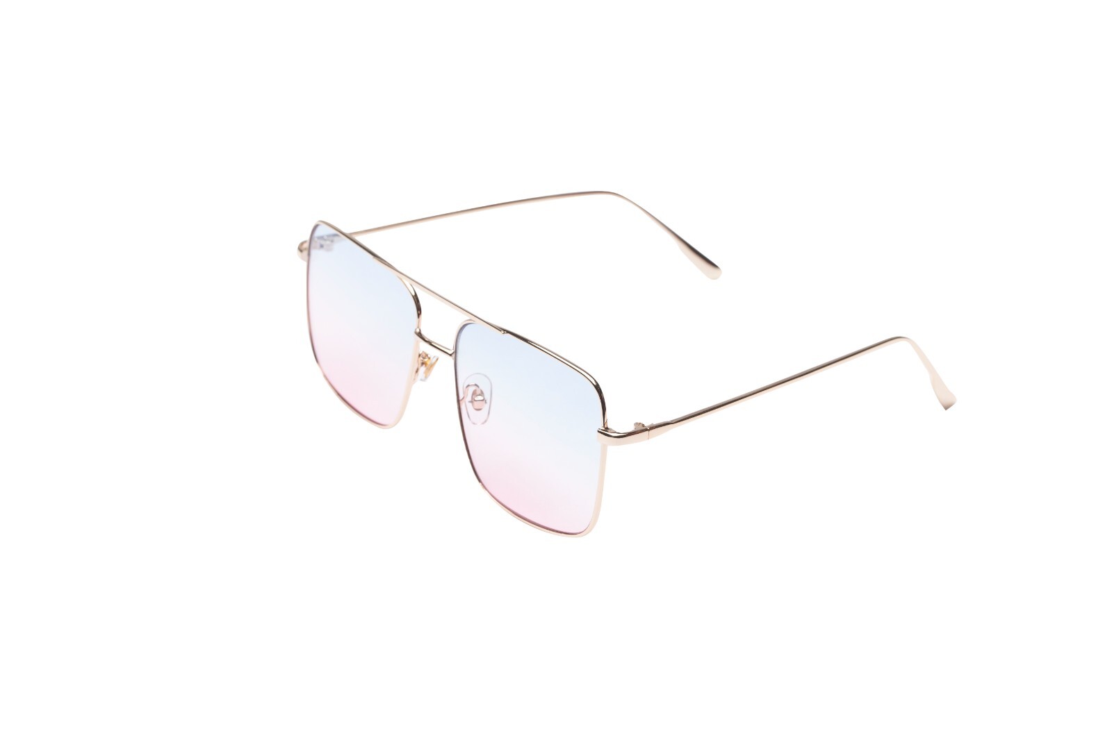 Gradient square lens sunglasses for women stylish UV protection-image