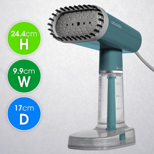 Abode AGS3001T Handheld Garment Steamer Portable Clothes Steamer 1000w Teal - Picture 9 of 11