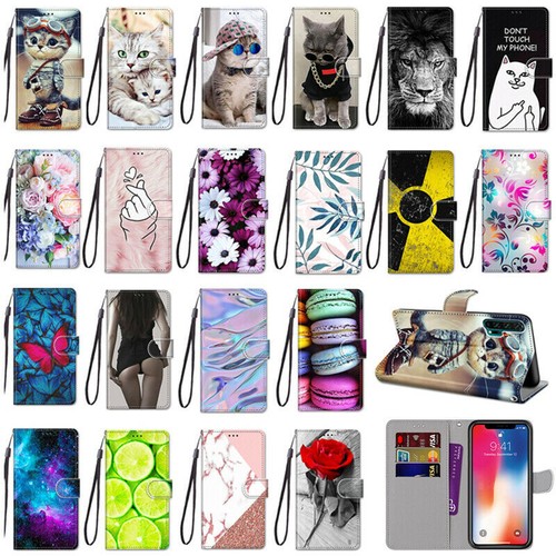 Funda tipo billetera abatible de cuero con soporte para teléfono Samsung Galaxy A14 5G - Imagen 1 de 27