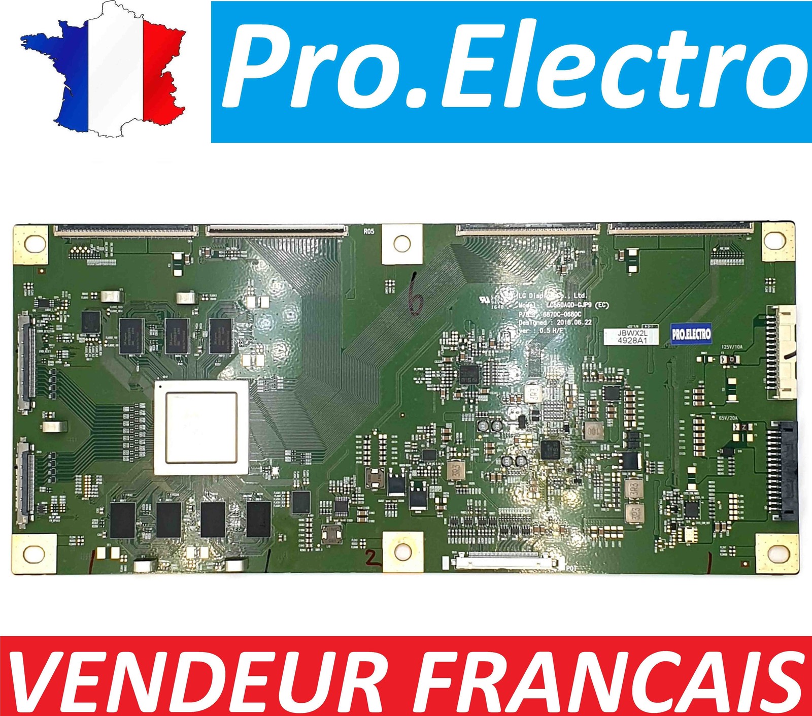 TCON TV LG LC650AQD-GJP9 6870C-0680C contrôleur OLED65E6P