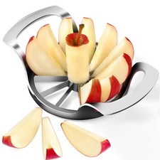 Apple Slicer with 12 Blades, 304 Stainless Steel, Heavy Duty Corer