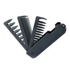 Folding Pocket Comb Men Women Fine and Wide Tooth Hair Comb Hair Picking Comb