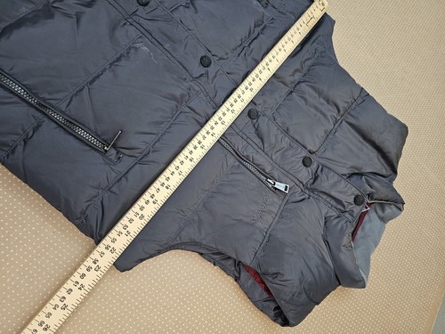 Orvis Goose Down Puffer Vest Mens Size Medium Gray Full Zip Outdoors Hiking - Picture 15 of 15