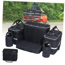 ATV Rear Seat Storage Bags with Cooler Bag, 83L Large ATV Rear Rack Bag,