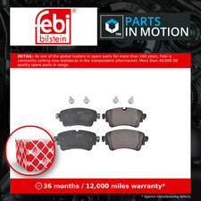 Brake Pads Set fits AUDI A4 B9 Rear Left or Right 1.4 2.0 2.0D 3.0D 2015 on Febi