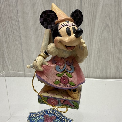 Jim Shore DISNEY "Demure And Sweet" Minnie Mouse Princess 4.5" #4011753 - Picture 11 of 15