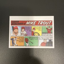 2022 Topps Heritage - 1973 Topps Comics Mike Trout #73TC-1
