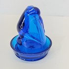 New ListingVintage Cobalt Blue Glass Texas Centennial Bottoms Up Shot Glass Set